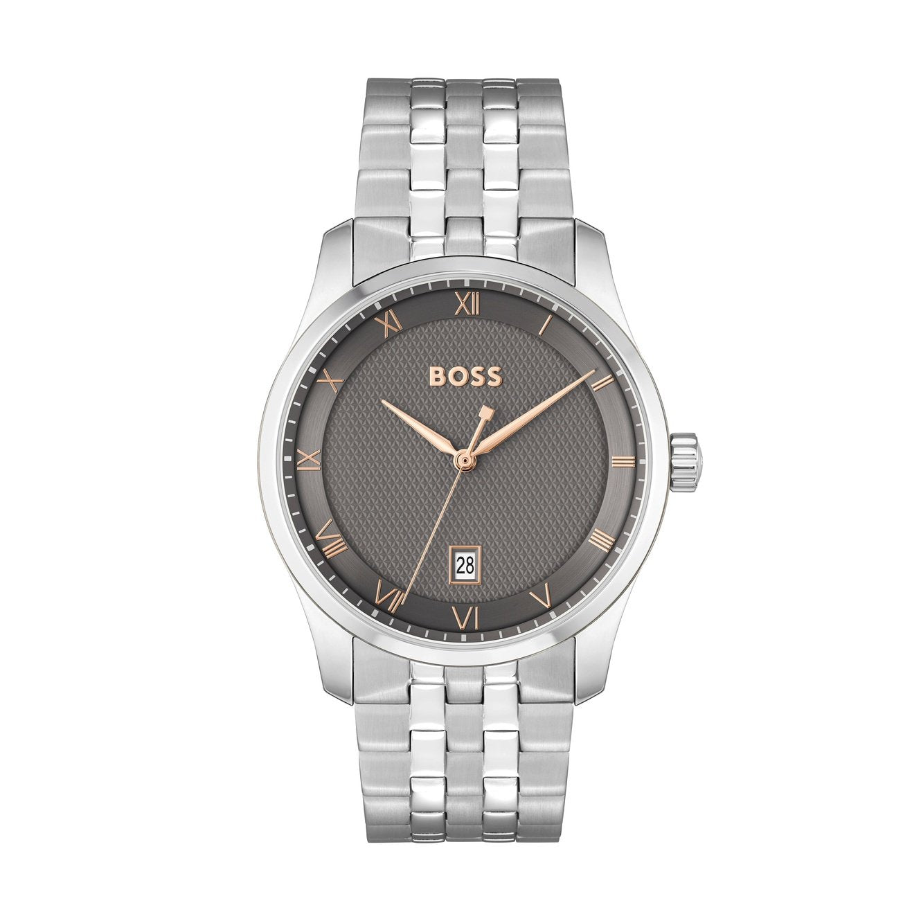 Boss Male Blue Analog Stainless Steel Watch | Boss – Just In Time